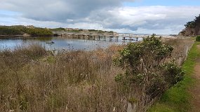20210914_103017 Surry River Bridge to Ocean Beach at Narrawong Holiday Park