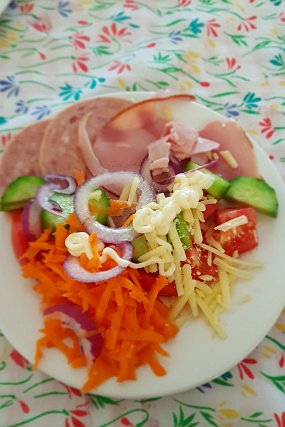 Ham & Strasbourg Salad Ham & Stras Salad