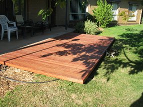 With Decking Laid Almost Completed